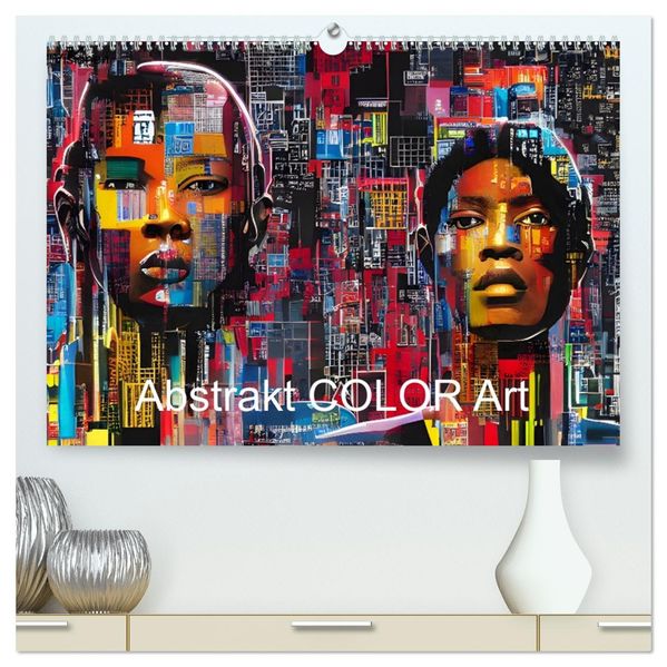Abstrakt color Art (hochwertiger Premium Wandkalender 2027 DIN A2 quer) Kunstdruck in Hochglanz