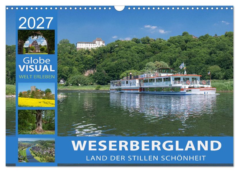 WESERBERGLAND - Land der stillen Schönheit (Wandkalender 2027 DIN A3 quer) CALVENDO Monatskalender