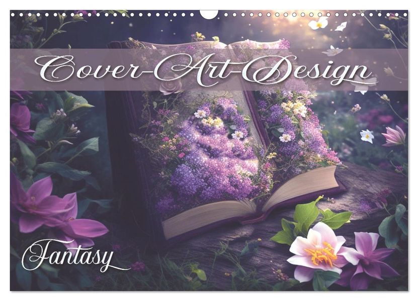 Buch-Cover-Art Fantasy (Wandkalender 2027 DIN A3 quer) CALVENDO Monatskalender