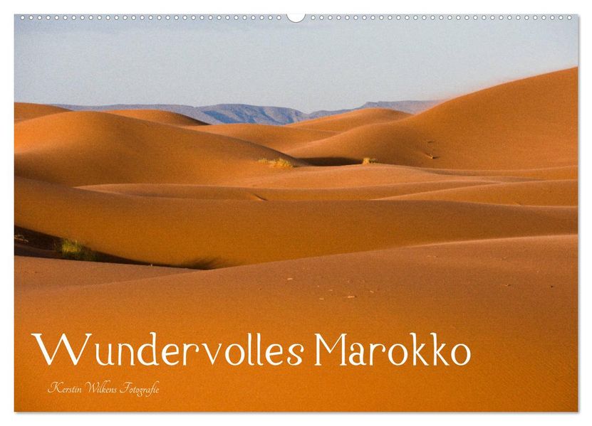 Wundervolles Marokko (Wandkalender 2027 DIN A2 quer) CALVENDO Monatskalender