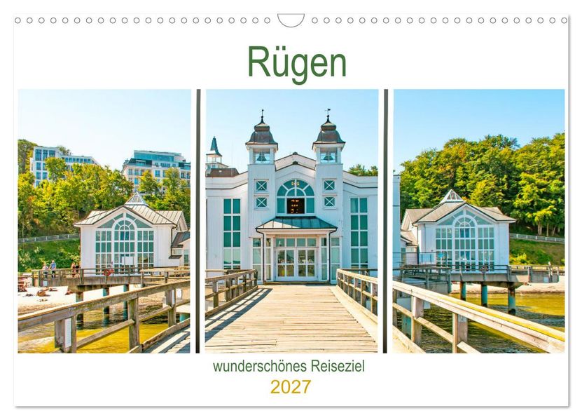 Rügen - wunderschönes Reiseziel (Wandkalender 2027 DIN A3 quer) CALVENDO Monatskalender