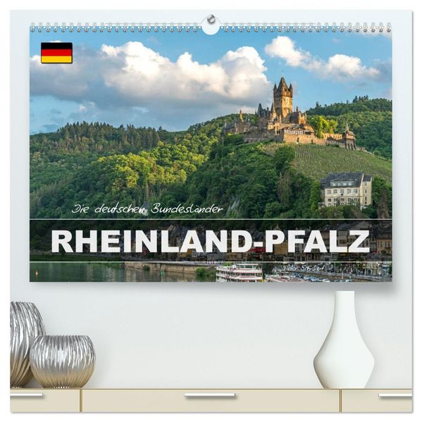 Die deutschen Bundesländer - Rheinland-Pfalz (hochwertiger Premium Wandkalender 2027 DIN A2 quer) Kunstdruck in Hochglanz