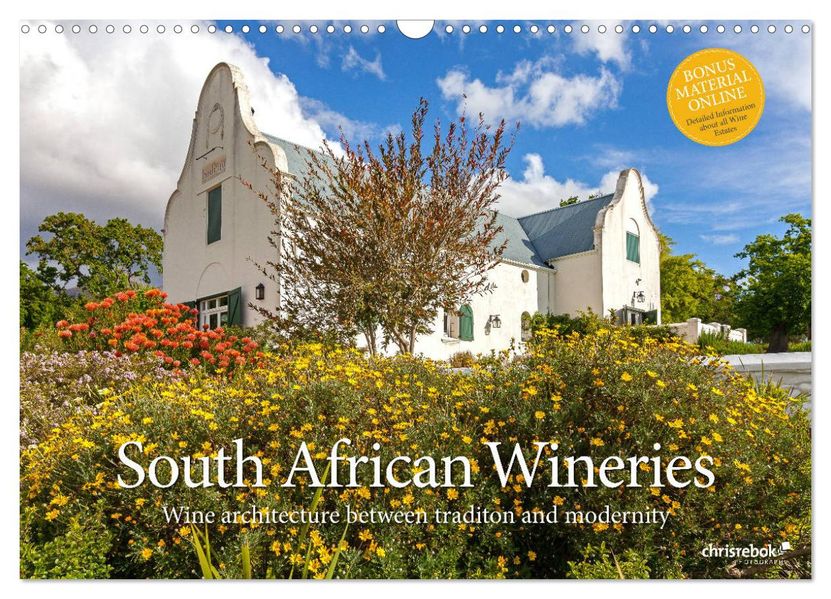 South African Wineries wine architecture between tradition and modernity (Wall Calendar 2027 DIN A3 landscape) CALVENDO 12 Month Wall Calendar
