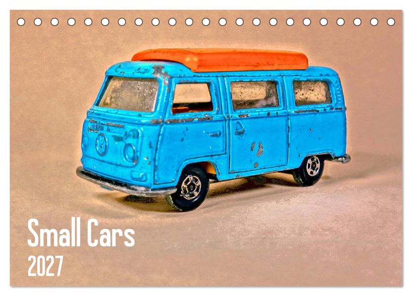 Small Cars (Tischkalender 2027 DIN A5 quer) CALVENDO Monatskalender