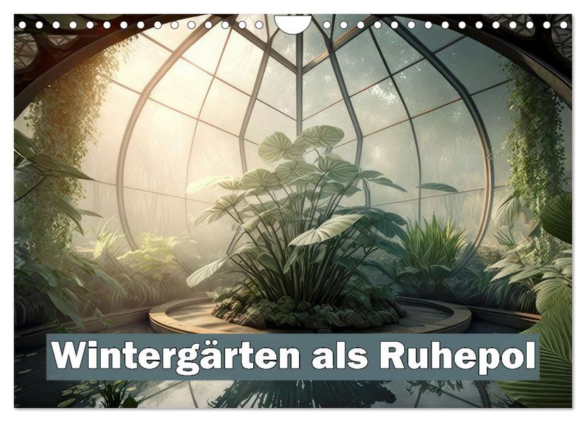 Wintergärten als Ruhepol (Wandkalender 2027 DIN A4 quer) CALVENDO Monatskalender