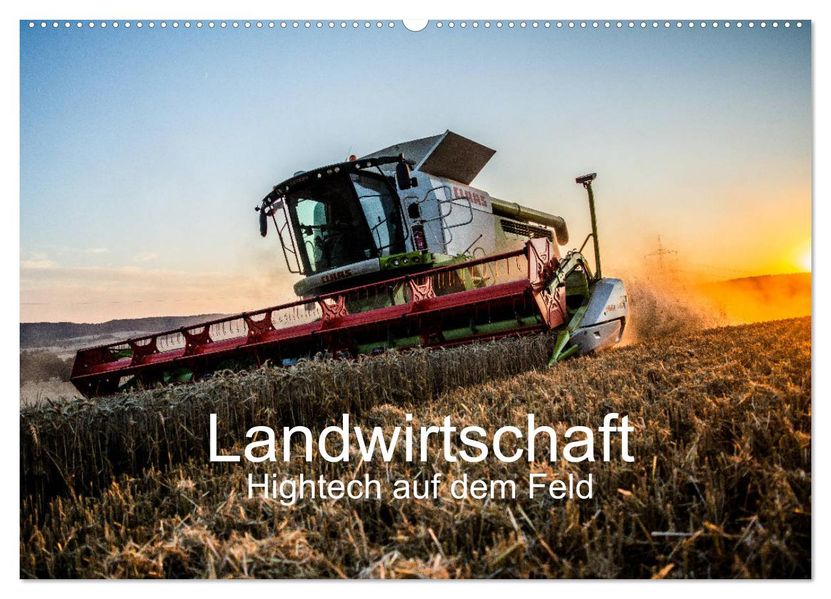 Landwirtschaft - Hightech auf dem Feld (Wandkalender 2027 DIN A2 quer) CALVENDO Monatskalender