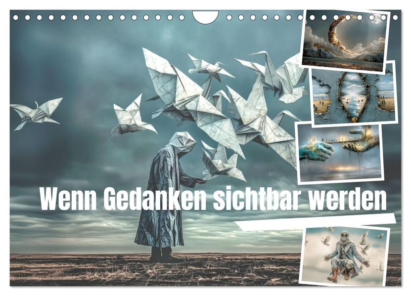 Wenn Gedanken sichtbar werden (Wandkalender 2027 DIN A4 quer) CALVENDO Monatskalender