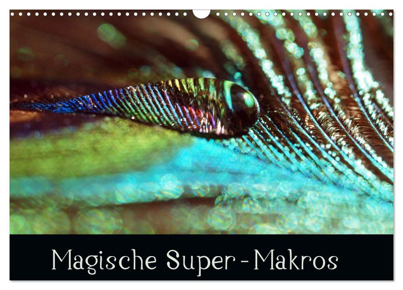 Magische Super-Makros (Wandkalender 2027 DIN A3 quer) CALVENDO Monatskalender