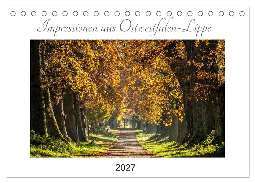 Impressionen aus Ostwestfalen-Lippe (Tischkalender 2027 DIN A5 quer) CALVENDO Monatskalender
