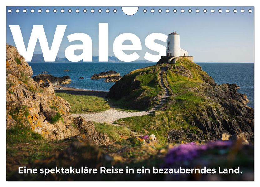 Wales - Eine spektakuläre Reise in ein bezauberndes Land. (Wandkalender 2027 DIN A4 quer) CALVENDO Monatskalender