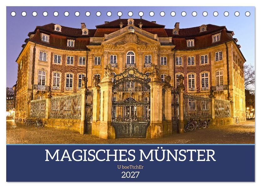 Magisches Münster (Tischkalender 2027 DIN A5 quer) CALVENDO Monatskalender