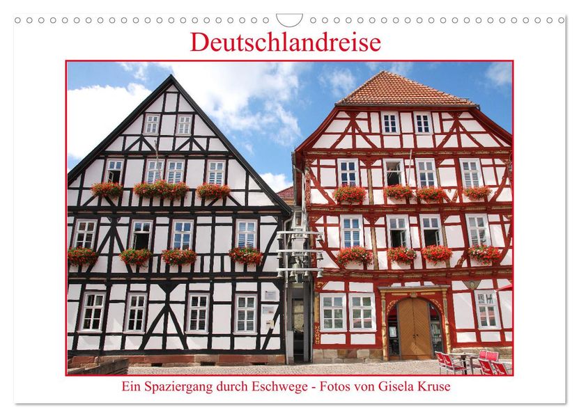 Deutschlandreise - Ein Spaziergang durch Eschwege (Wandkalender 2027 DIN A3 quer) CALVENDO Monatskalender
