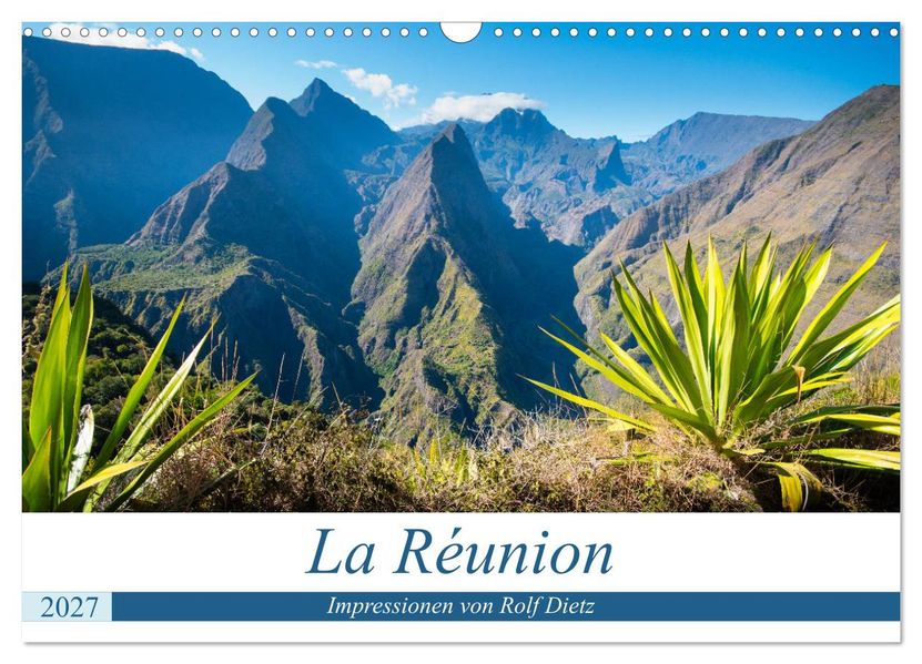La Réunion - Impressionen von Rolf Dietz (Wandkalender 2027 DIN A3 quer) CALVENDO Monatskalender