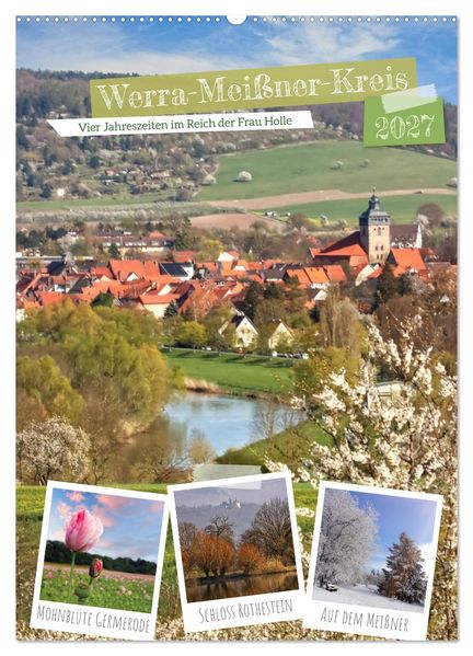 Werra-Meißner-Kreis (Wandkalender 2027 DIN A2 hoch) CALVENDO Monatskalender