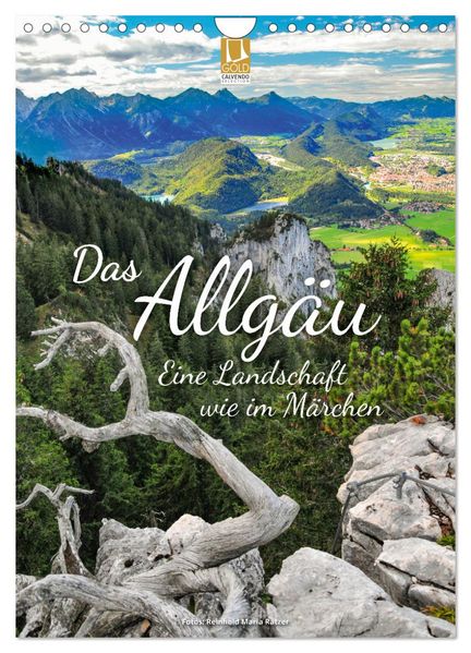 Das Allgäu - eine Landschaft wie im Märchen (Wandkalender 2027 DIN A4 hoch) CALVENDO Monatskalender