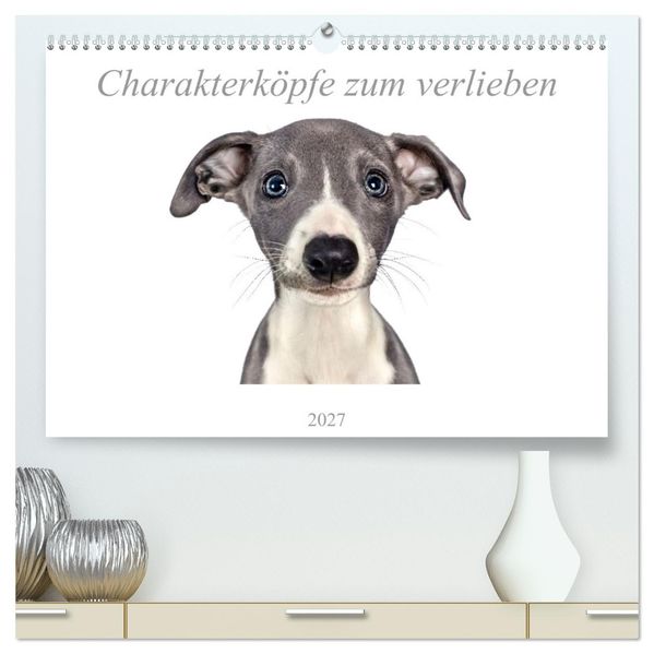 Charakterköpfe zum verlieben (hochwertiger Premium Wandkalender 2027 DIN A2 quer) Kunstdruck in Hochglanz