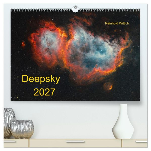 Deepsky 2027 (hochwertiger Premium Wandkalender 2027 DIN A2 quer) Kunstdruck in Hochglanz