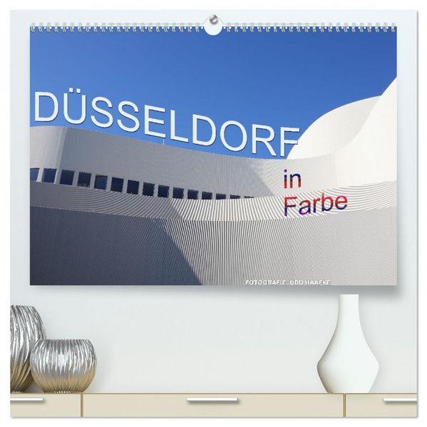 Düsseldorf in Farbe (hochwertiger Premium Wandkalender 2027 DIN A2 quer) Kunstdruck in Hochglanz