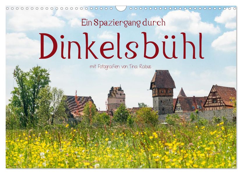 Ein Spaziergang durch Dinkelsbühl (Wandkalender 2027 DIN A3 quer) CALVENDO Monatskalender