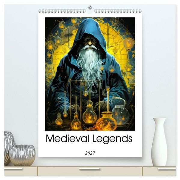 Medieval Legends (High Quality Premium Wall Calendar 2027 DIN A2 portrait)CALVENDO 12 Month Wall Calendar