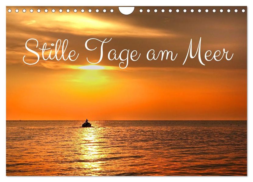 Stille Tage am Meer (Wandkalender 2027 DIN A4 quer) CALVENDO Monatskalender