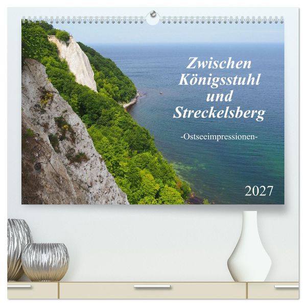 Zwischen Königsstuhl und Streckelsberg (hochwertiger Premium Wandkalender 2027 DIN A2 quer) Kunstdruck in Hochglanz
