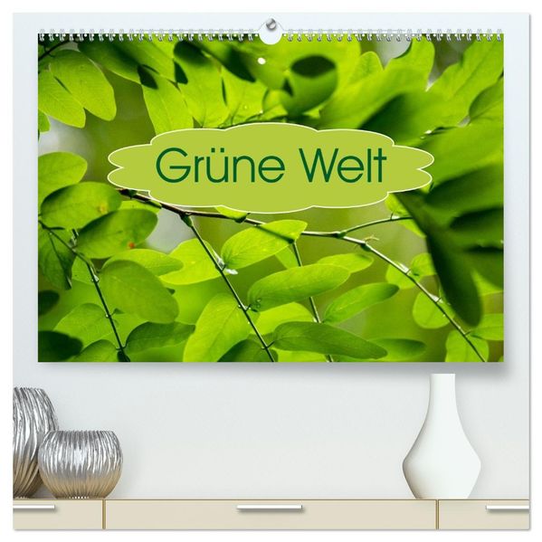 Grüne Welten (hochwertiger Premium Wandkalender 2027 DIN A2 quer) Kunstdruck in Hochglanz