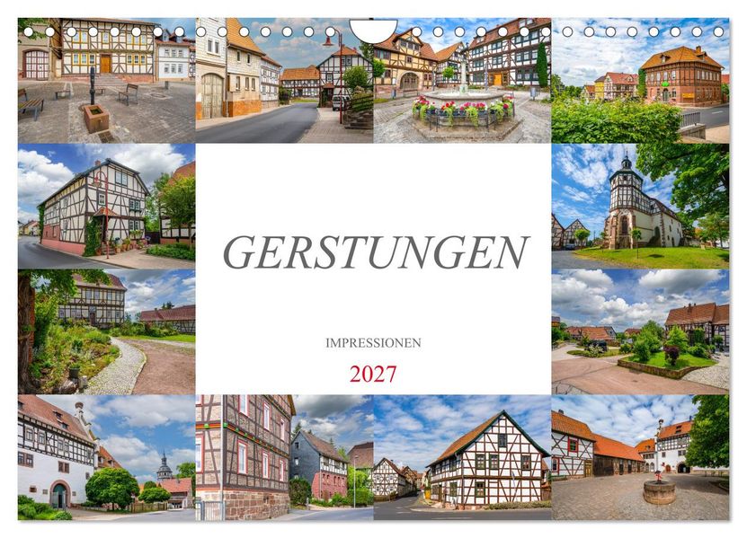 Gerstungen Impressionen (Wandkalender 2027 DIN A4 quer) CALVENDO Monatskalender