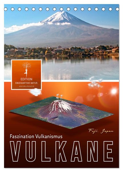 Vulkane - Faszination Vulkanismus (Tischkalender 2027 DIN A5 hoch) CALVENDO Monatskalender