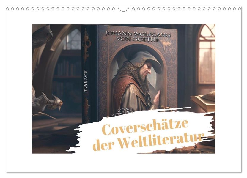 Coverschätze der Weltliteratur (Wandkalender 2027 DIN A3 quer) CALVENDO Monatskalender