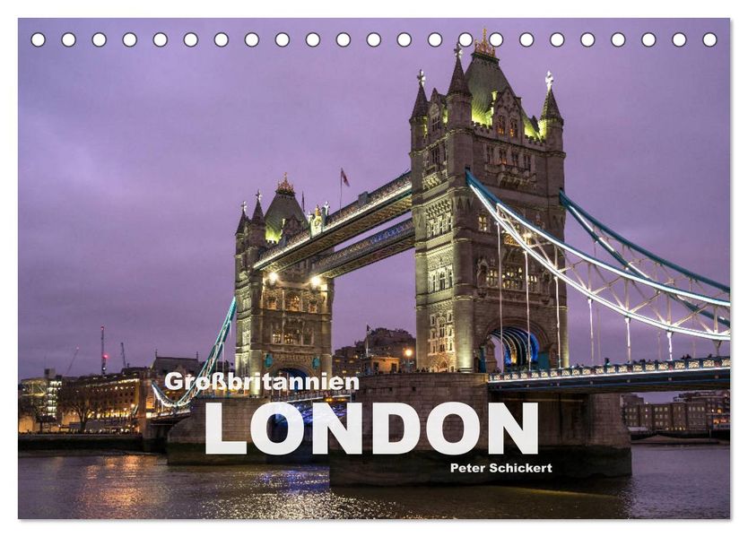 Großbritannien - London (Tischkalender 2027 DIN A5 quer) CALVENDO Monatskalender