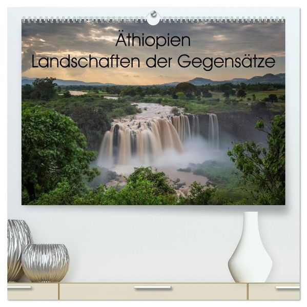 Äthiopien Landschaften der Gegensätze (hochwertiger Premium Wandkalender 2027 DIN A2 quer) Kunstdruck in Hochglanz