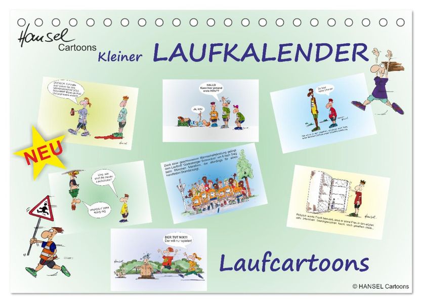 HANSELs kleiner Laufkalender (Tischkalender 2027 DIN A5 quer) CALVENDO Monatskalender