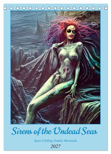 Sirens of the Undead Seas (Desk Calendar 2027 DIN A5 portrait) CALVENDO 12 Month DeskCalendar