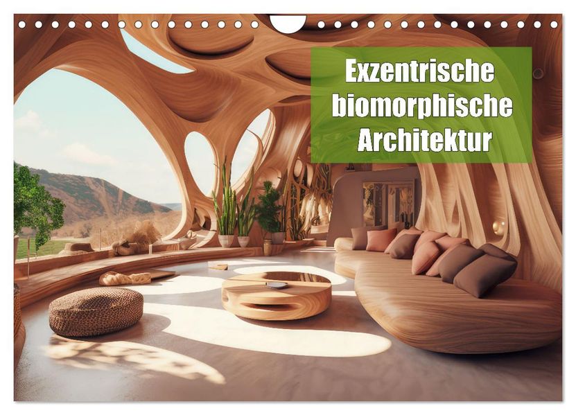 Exzentrische biomorphe Architektur (Wandkalender 2027 DIN A4 quer) CALVENDO Monatskalender
