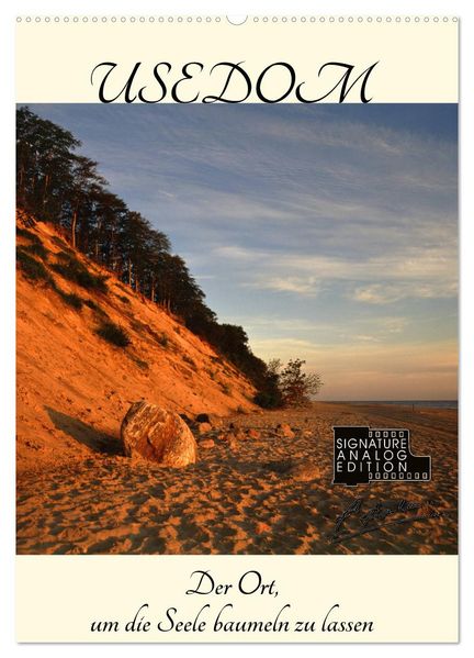 Usedom (Wandkalender 2027 DIN A2 hoch) CALVENDO Monatskalender