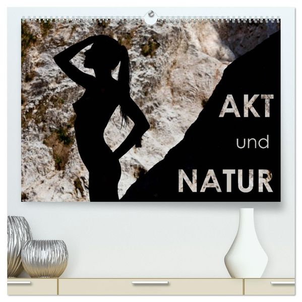 Akt und Natur - im Zauberwald (hochwertiger Premium Wandkalender 2027 DIN A2 quer) Kunstdruck in Hochglanz