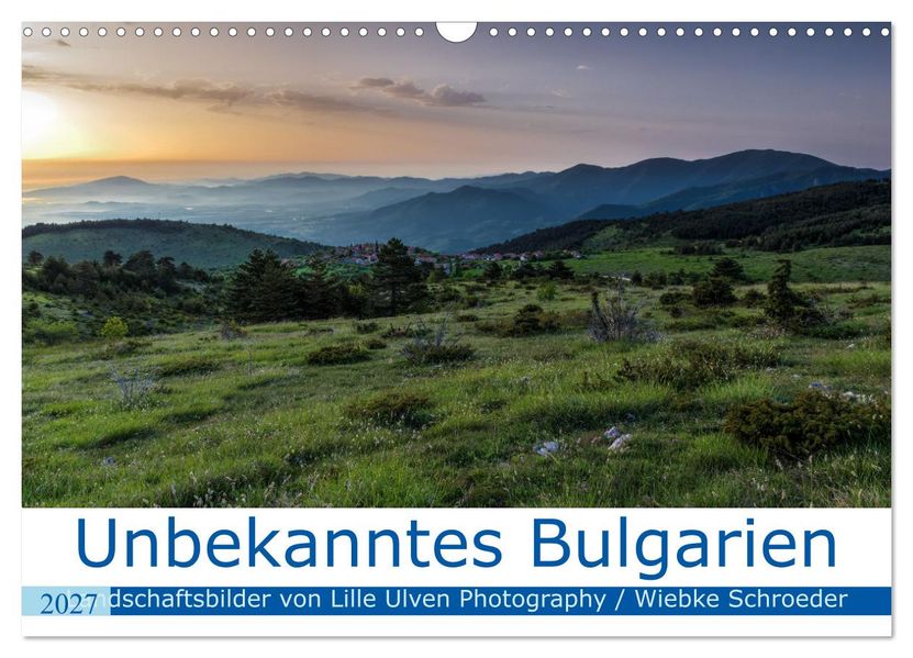 Unbekanntes Bulgarien (Wandkalender 2027 DIN A3 quer) CALVENDO Monatskalender