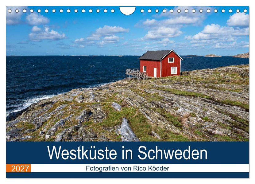 Westküste in Schweden (Wandkalender 2027 DIN A4 quer) CALVENDO Monatskalender