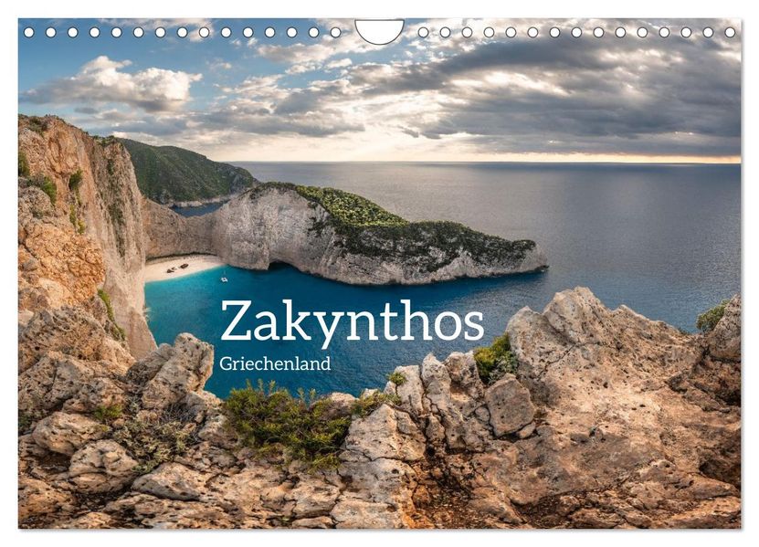 Zakynthos - Griechenland (Wandkalender 2027 DIN A4 quer) CALVENDO Monatskalender