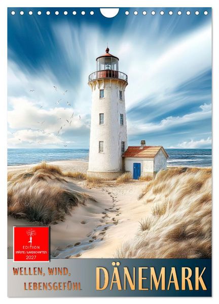 Dänemark - Wellen Wind Lebensgefühl (Wandkalender 2027 DIN A4 hoch) CALVENDO Monatskalender