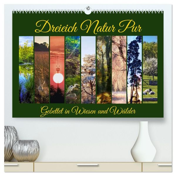 Dreieich Natur Pur (hochwertiger Premium Wandkalender 2027 DIN A2 quer) Kunstdruck in Hochglanz