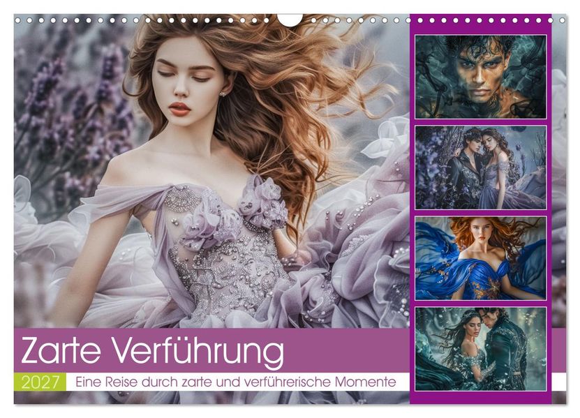 Zarte Verführung (Wandkalender 2027 DIN A3 quer) CALVENDO Monatskalender