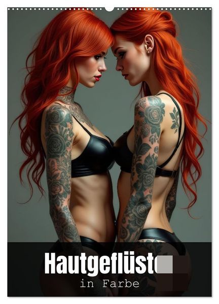 Hautgeflüster in Farbe (Wandkalender 2027 DIN A2 hoch) CALVENDO Monatskalender