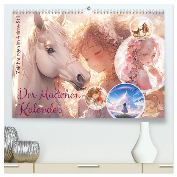 Der Mädchen-Kalender (hochwertiger Premium Wandkalender 2027 DIN A2 quer) Kunstdruck in Hochglanz