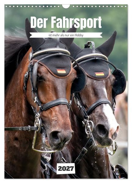 Der Fahrsport ist mehr als nur ein Hobby (Wandkalender 2027 DIN A3 hoch) CALVENDO Monatskalender