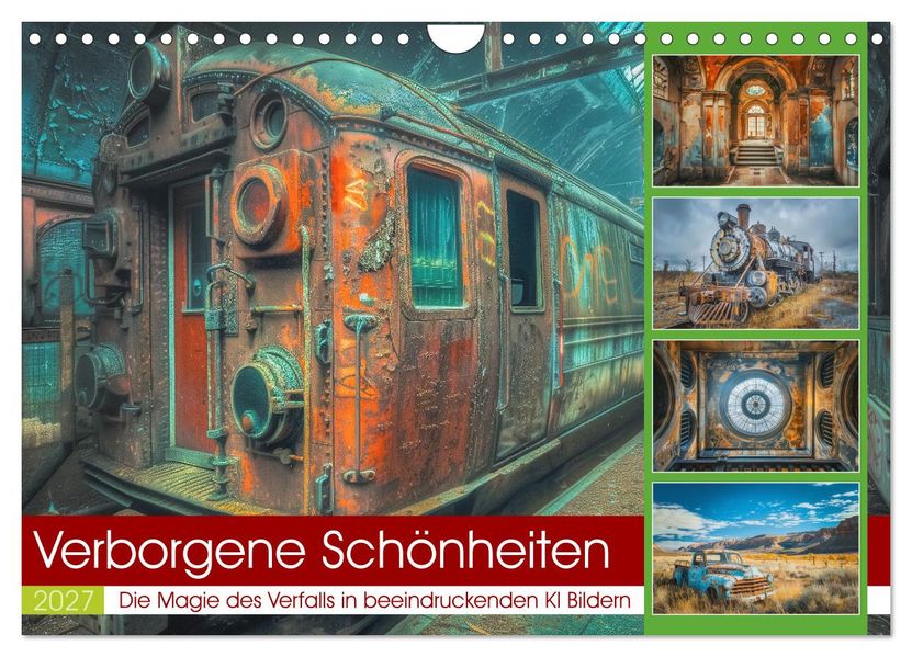 Verborgene Schönheiten (Wandkalender 2027 DIN A4 quer) CALVENDO Monatskalender