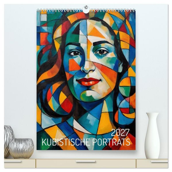 Kubistische Porträts (hochwertiger Premium Wandkalender 2027 DIN A2 hoch) Kunstdruck in Hochglanz
