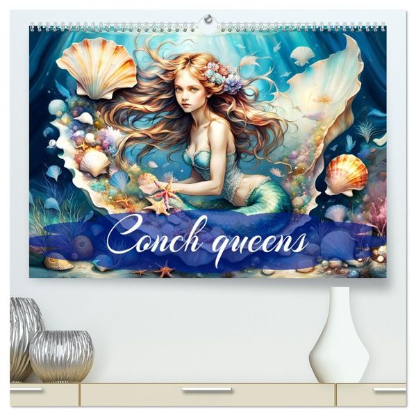 Conch queens (High Quality Premium Wall Calendar 2027 DIN A2 landscape)CALVENDO 12 Month Wall Calendar