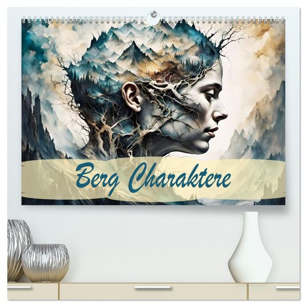 Berg Charaktere (hochwertiger Premium Wandkalender 2027 DIN A2 quer) Kunstdruck in Hochglanz